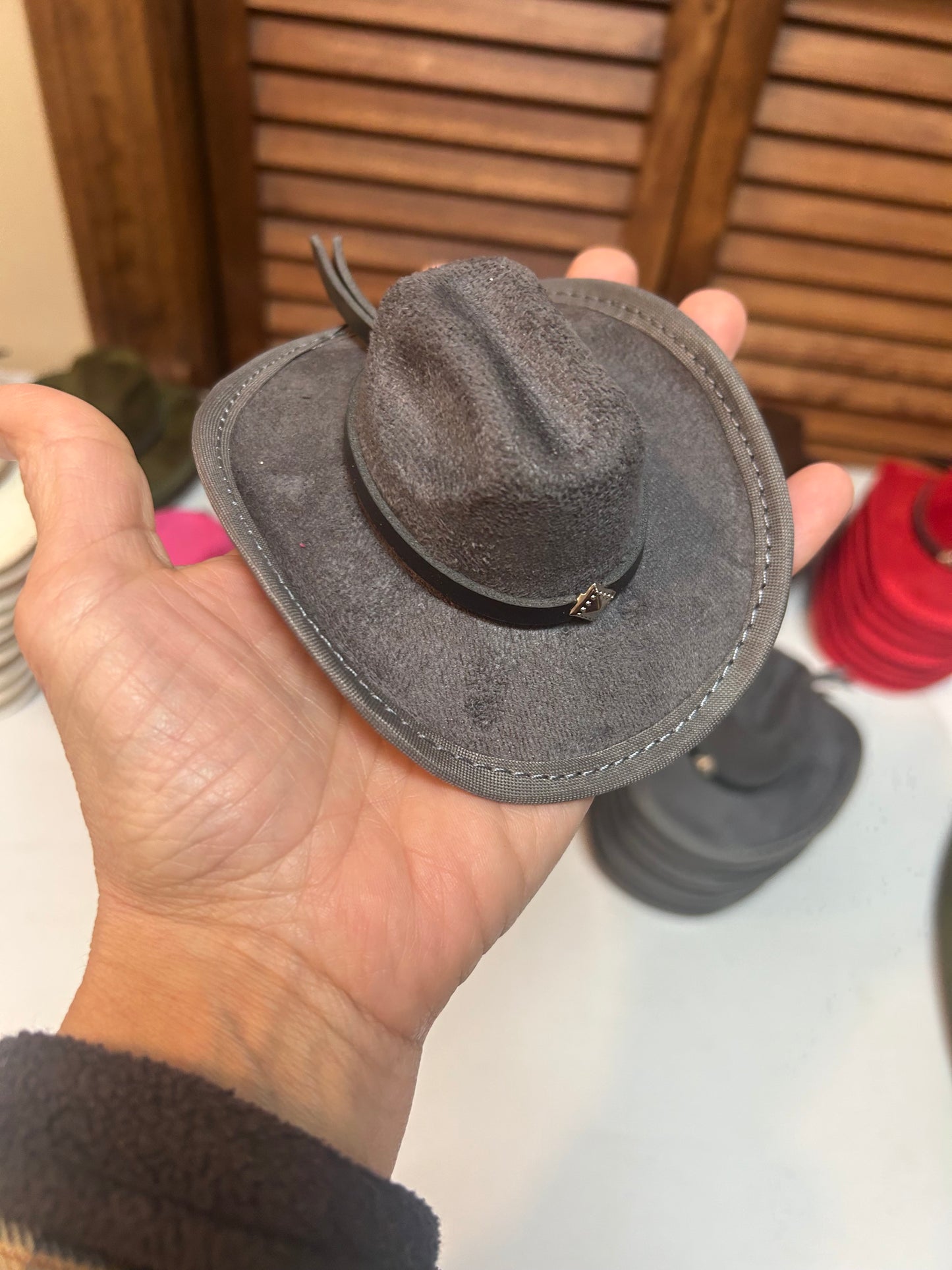 REAR VIEW MIRROR COWBOY HATZ