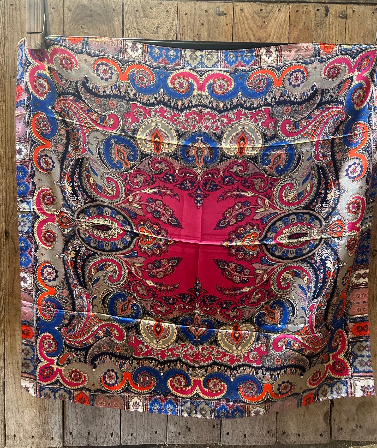 WESTERN WILD RAG - FUSCHIA COLORFUL