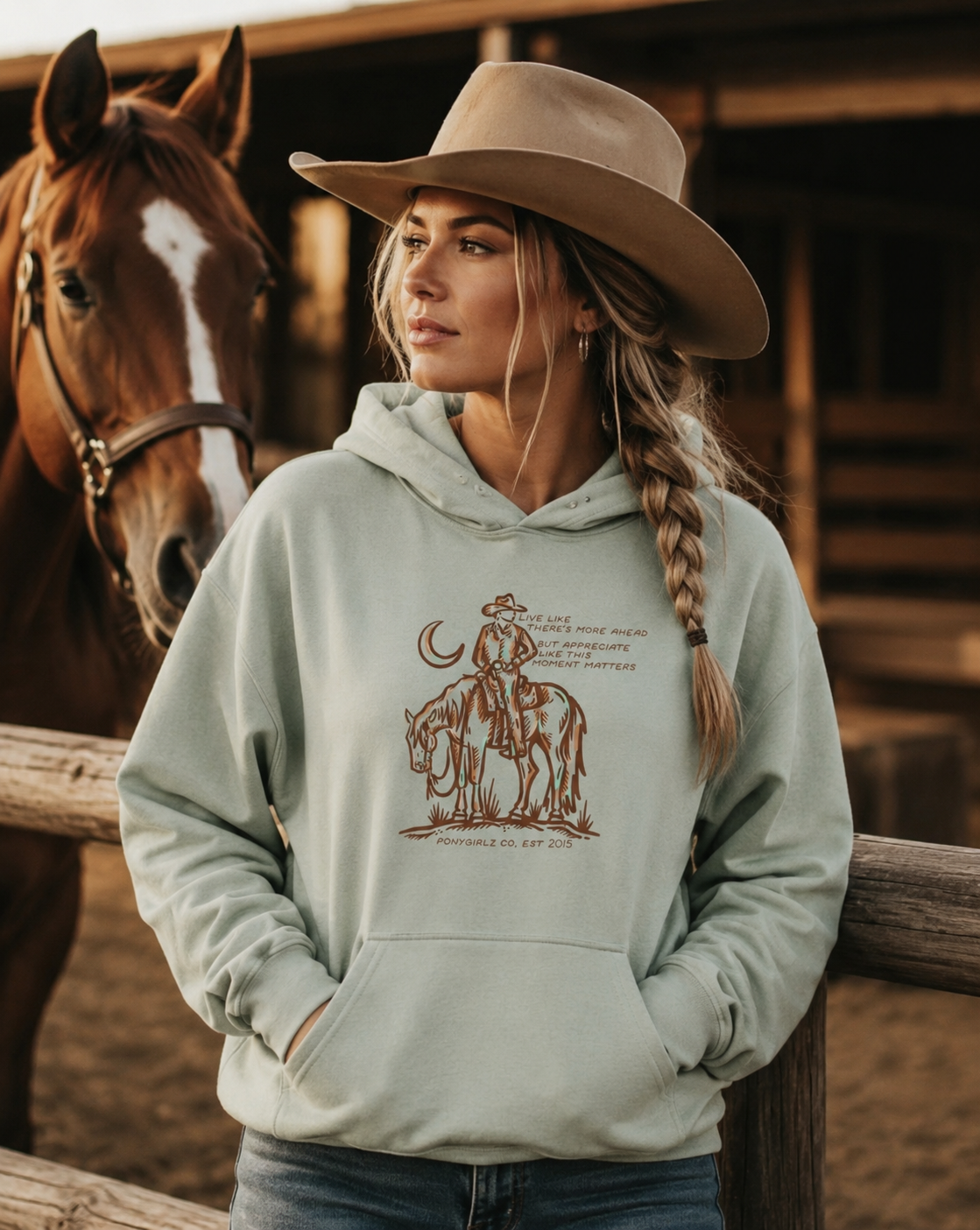 HOODIE - LAUREN CHANEY'S "LIVE LIKE THERE'S MORE AHEAD"