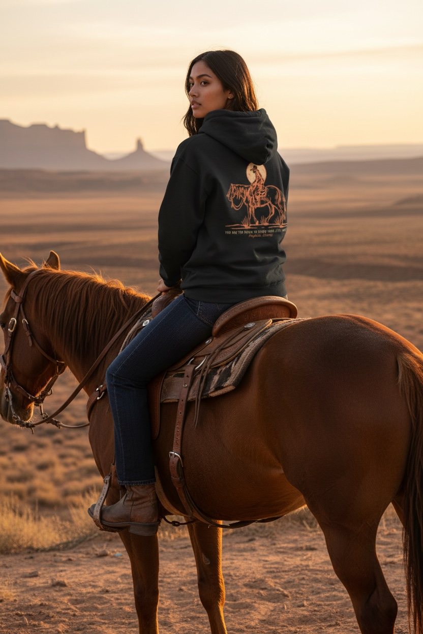 HOODIE - LAUREN CHANEY'S "YOU ARE TOO BRAVE TO SPEND YOUR LIFE WAITING"