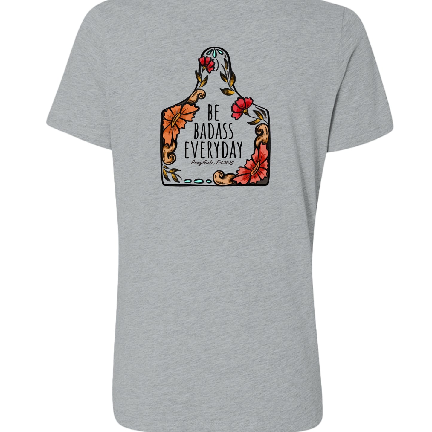 Athletic Heather - 6405CVC - BACK