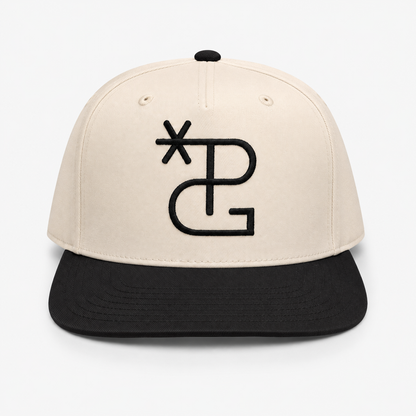 TWO TONE PONYGIRLZ BRAND - 5 PANEL HAT