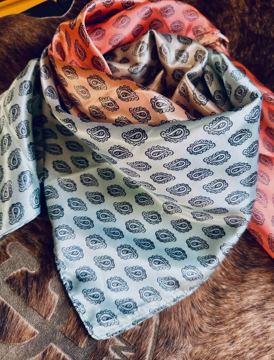 SILKY WILD RAG - SUNRISE PAISLEY