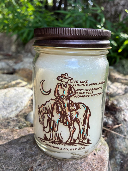 CANDLE - LAUREN CHANEY'S "LIVE LIKE THERE'S MORE AHEAD, BUT APPRECIATE LIKE THIS MOMENT MATTERS"