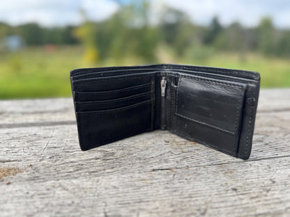 Men’s Western bi-fold wallet tooled floral details by Double B Wild Rags