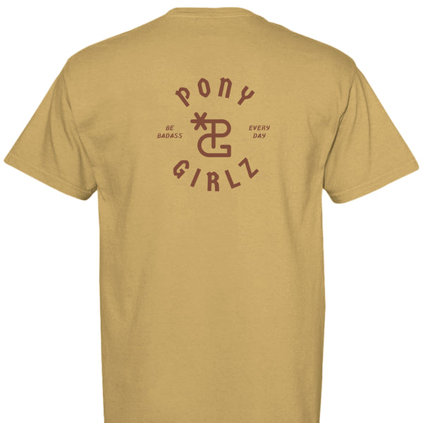 T-SHIRT - PONYGIRLZ SIGNATURE LOGO IN THE ROUND