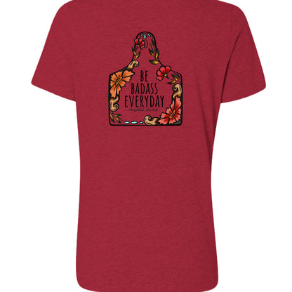 Heather Red - 6405CVC - BACK