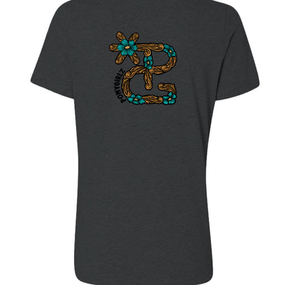 Dark Grey Heather - 6405CVC - BACK