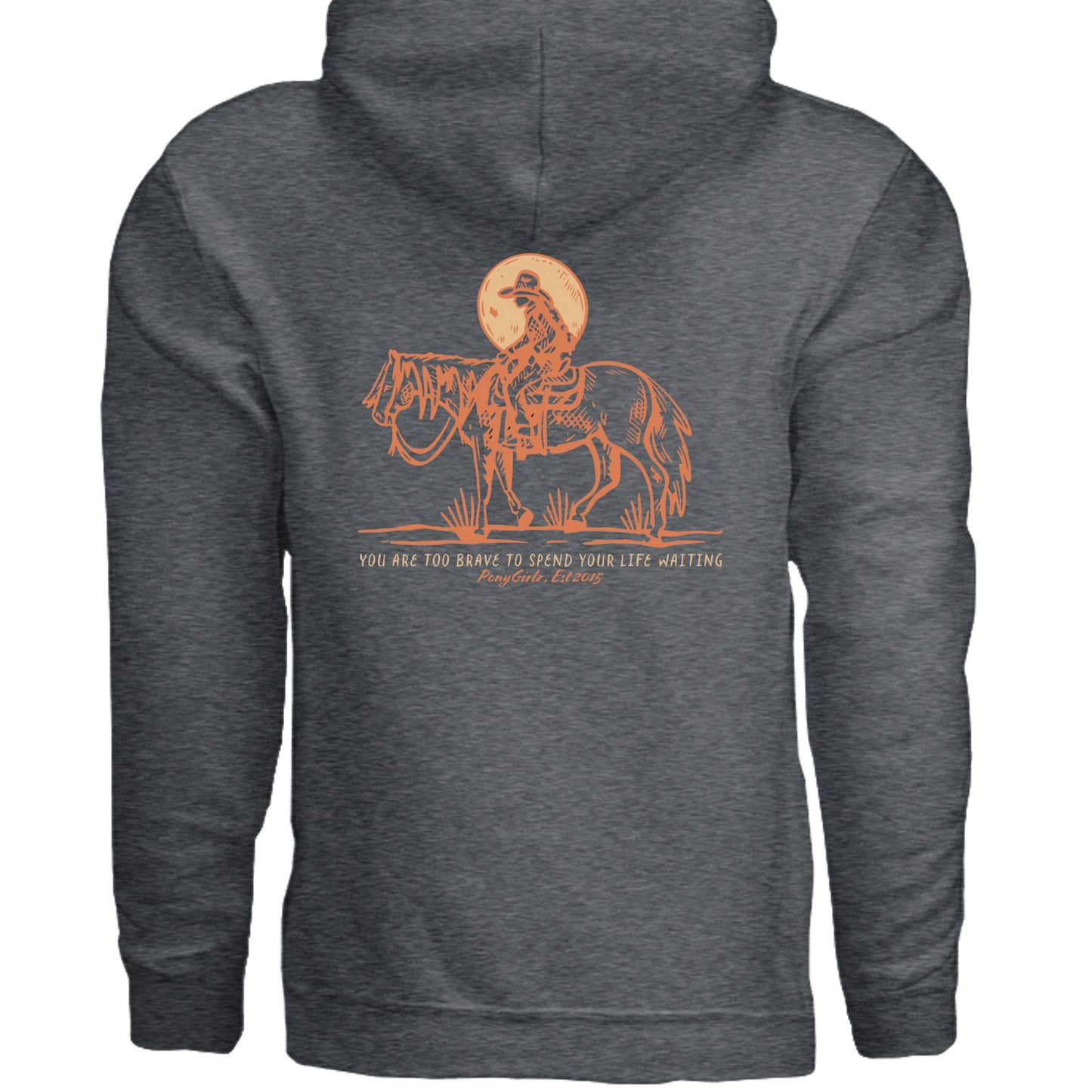 DARK HEATHER - G185 - BACK